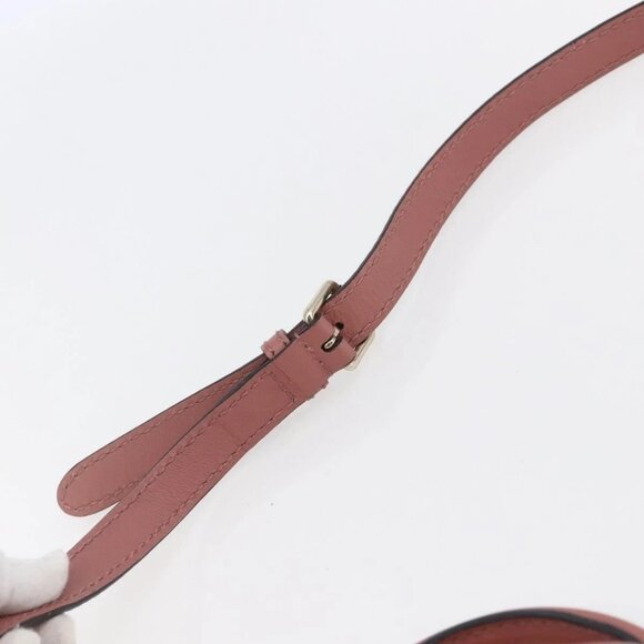 GUCCI GG Canvas Guccissima Hand Bag Leather 2way Pink Gold 247902 Auth 145986 - Picture 9 of 16